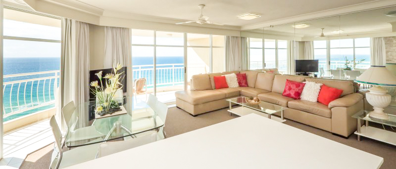 2nd Ave Beachside Apartments Lounge Room