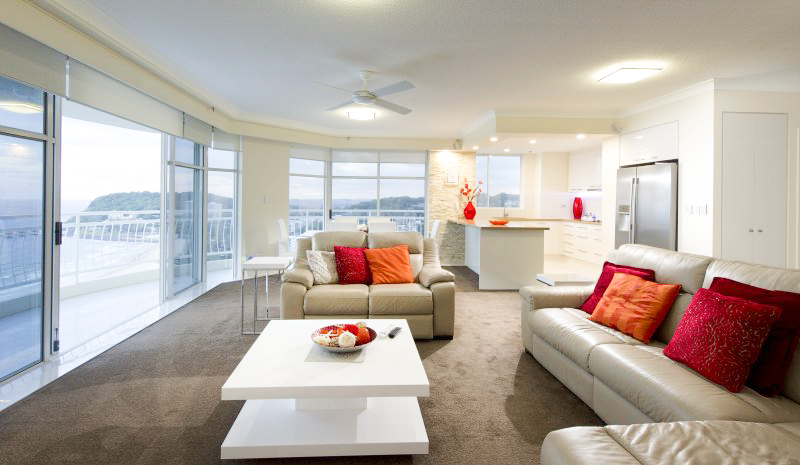 2nd Ave Beachside Apartments Lounge Room